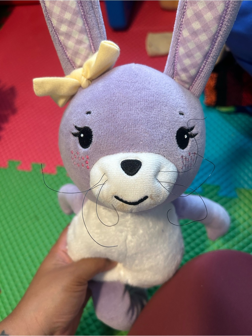 Matilda Jane Enchanted Garden Purple Bunny